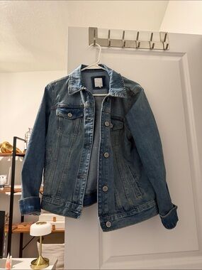 LC Lauren Conrad Light Blue Denim Shirt Jacket
